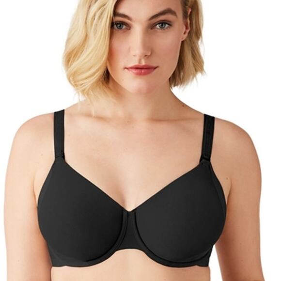 NWOT Wacoal Size 34D Black Shape Revelation Uneven Breasts Underwire Bra - Picture 1 of 7